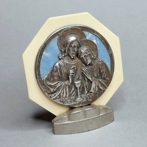Eucharist, Jesus Christ Communion. French, Antique Religious Altar. By Ruffony.