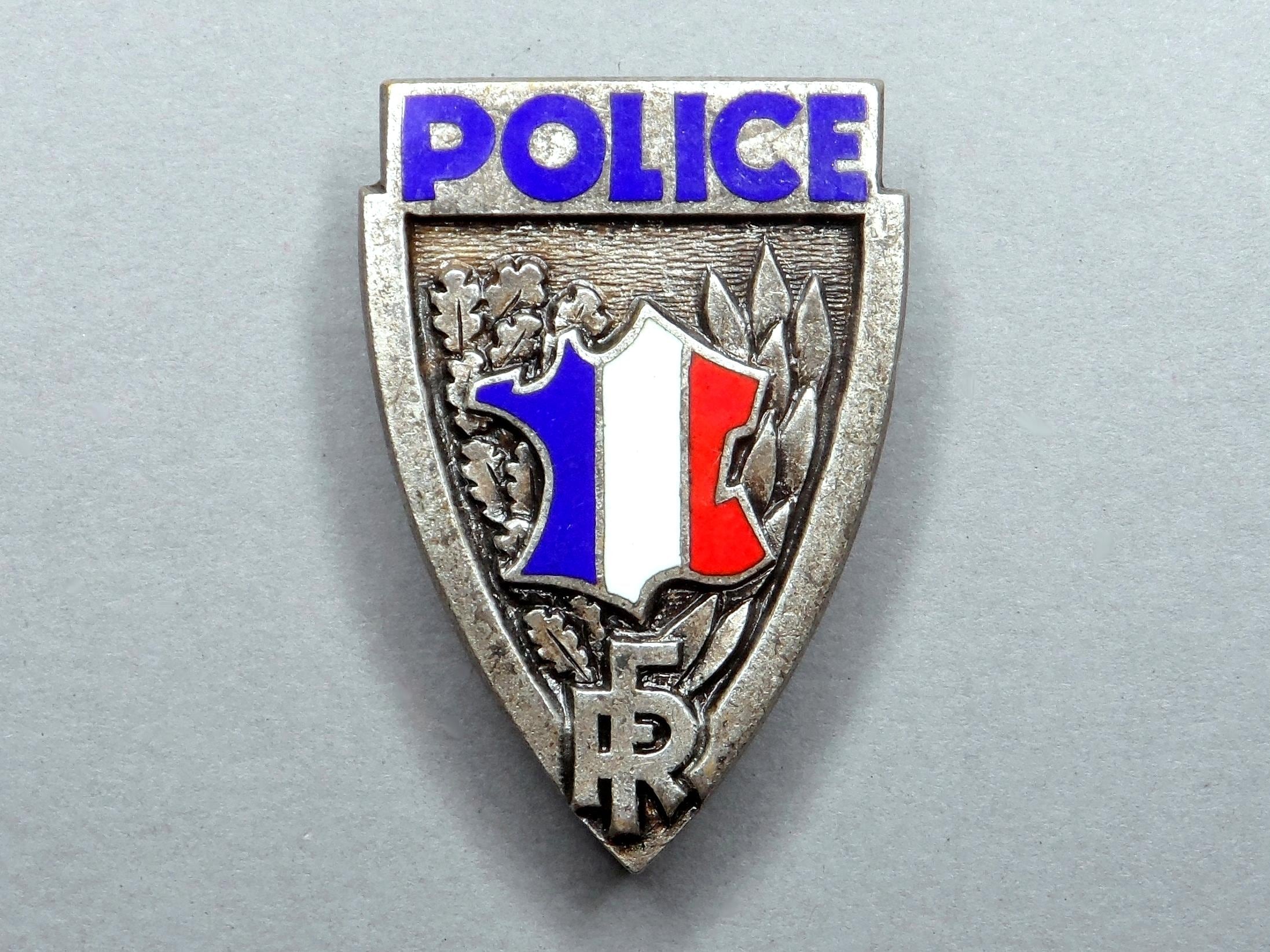 Lot De 3 Badges émaillés Vintage - Thème Police Et Transport - Épingles Collection