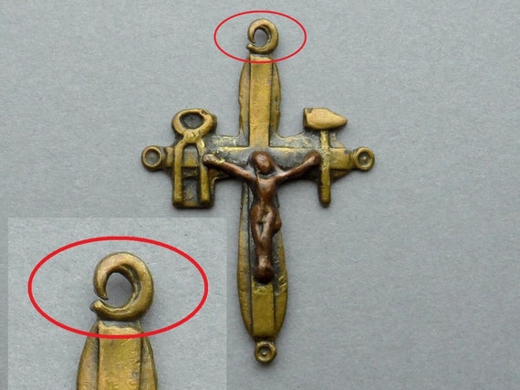 Crucifix. Arma Christi. Christ. Antique Religious… - image 4