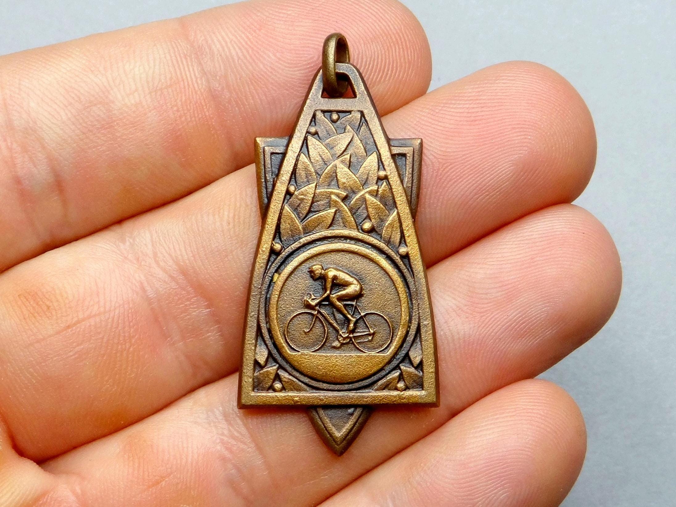 Vintage Bicycle Medal - Etsy