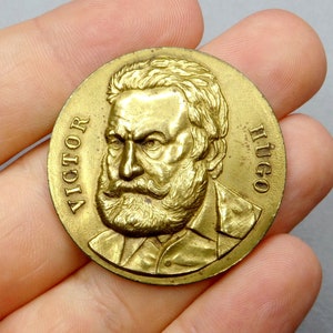 Victor Hugo, Antique Medal.