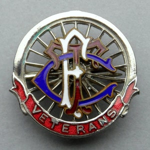French, Touring Club de France, Veteranen. Antike Emaille Brosche.