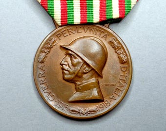 WW2 Medal - 1943 Liberation Italy ,US 5th Army Naples, 8th Army
