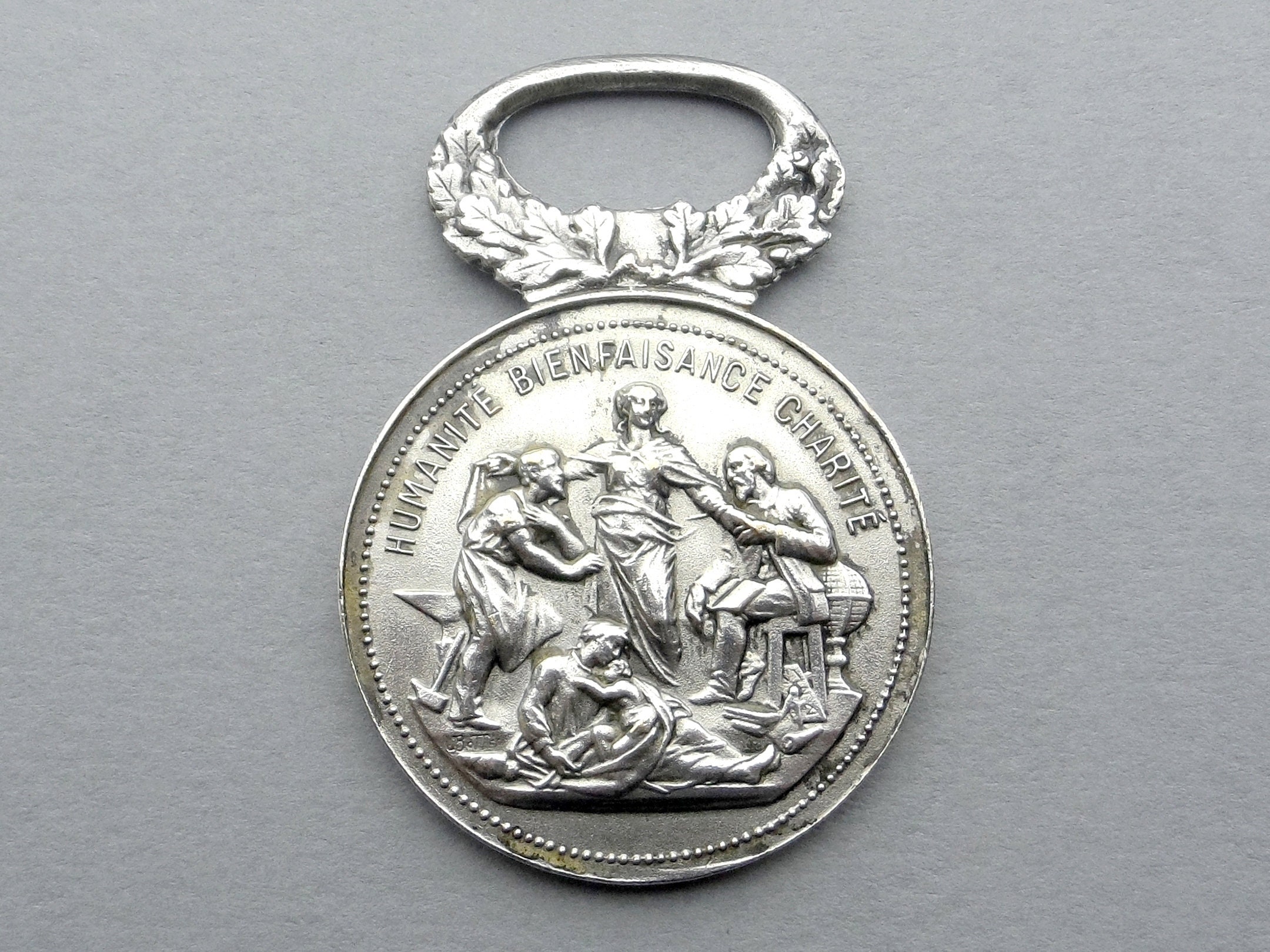 Pendentif En Argent Début 1900 - Bijou Vintage Ancien