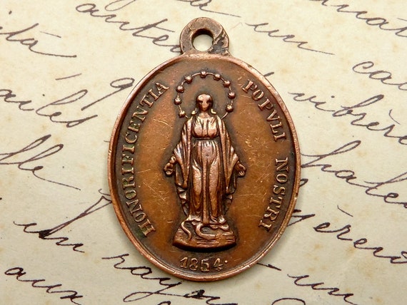 Honorificentia Populi Nostri 1854, Saint Virgin M… - image 1