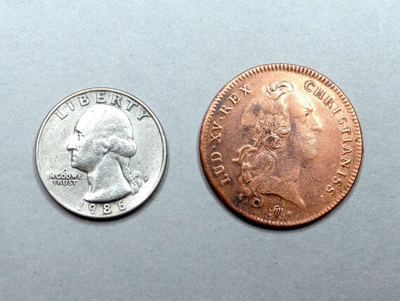 King Louis XV of France. The States of Lille 1737. Antique Large Token. Medal. View 2