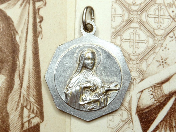 Saint Christopher and Saint Therese of Lisieux. F… - image 3