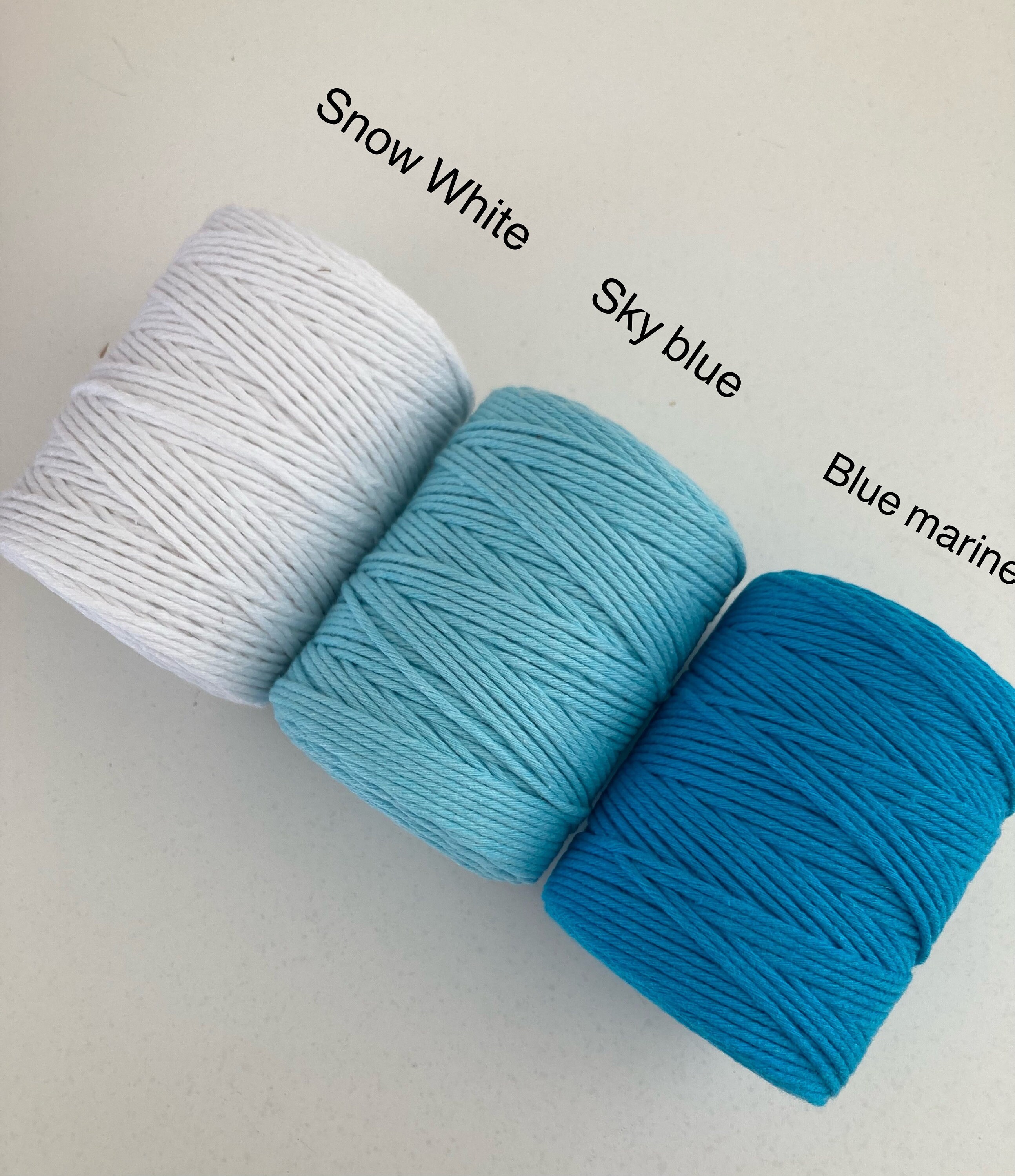 Soft Cotton Cord 2mm 150m 492 Feet, Single Strand Cord, Single Twist