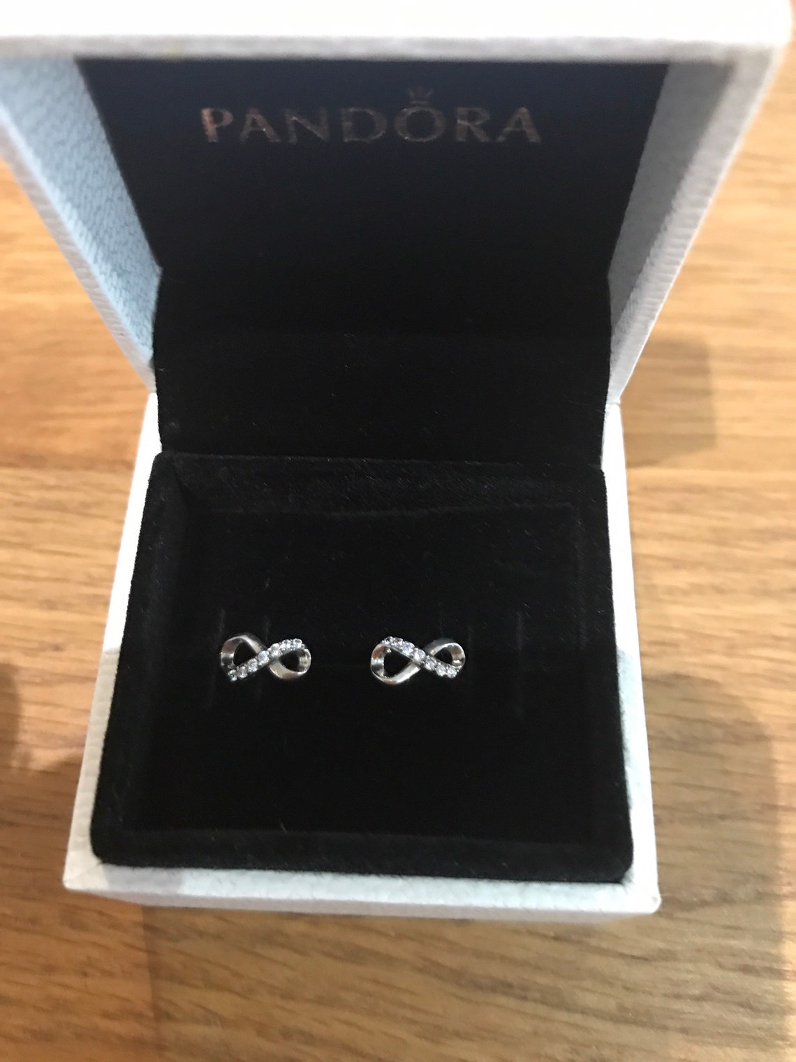 Pandora infinity stud earrings Clearance