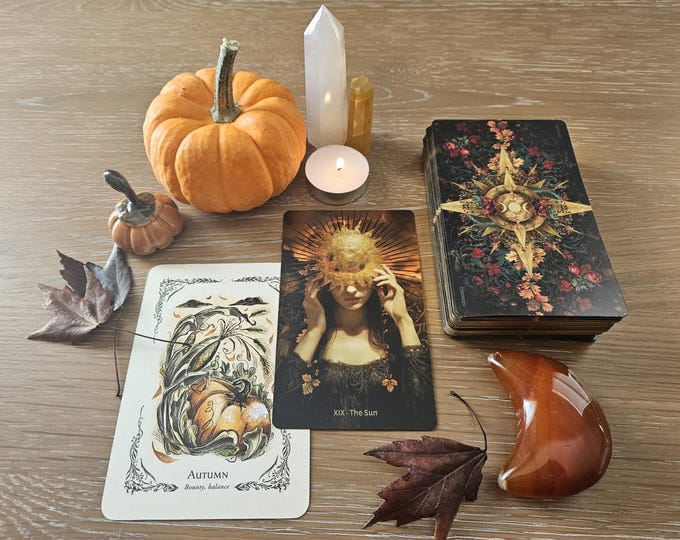Autumn Quick 1 Card Reading with Free Oracle Card