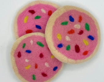 Brinquedo para Gatos em Formato de Biscoito de Açúcar com Catnip e Confeitos