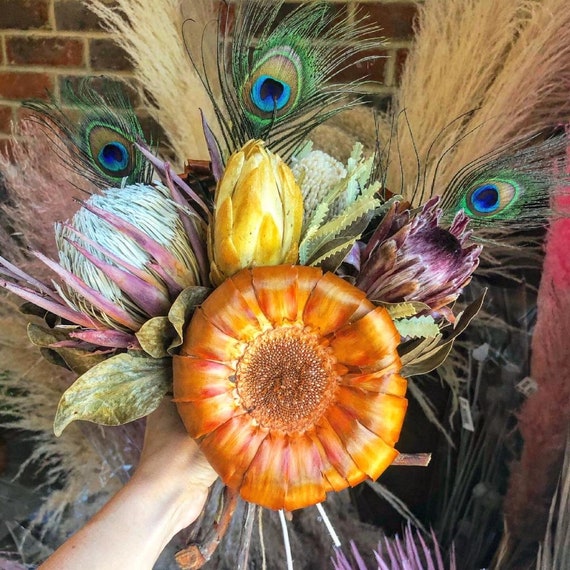 Dried Flower Bouquet Etsy