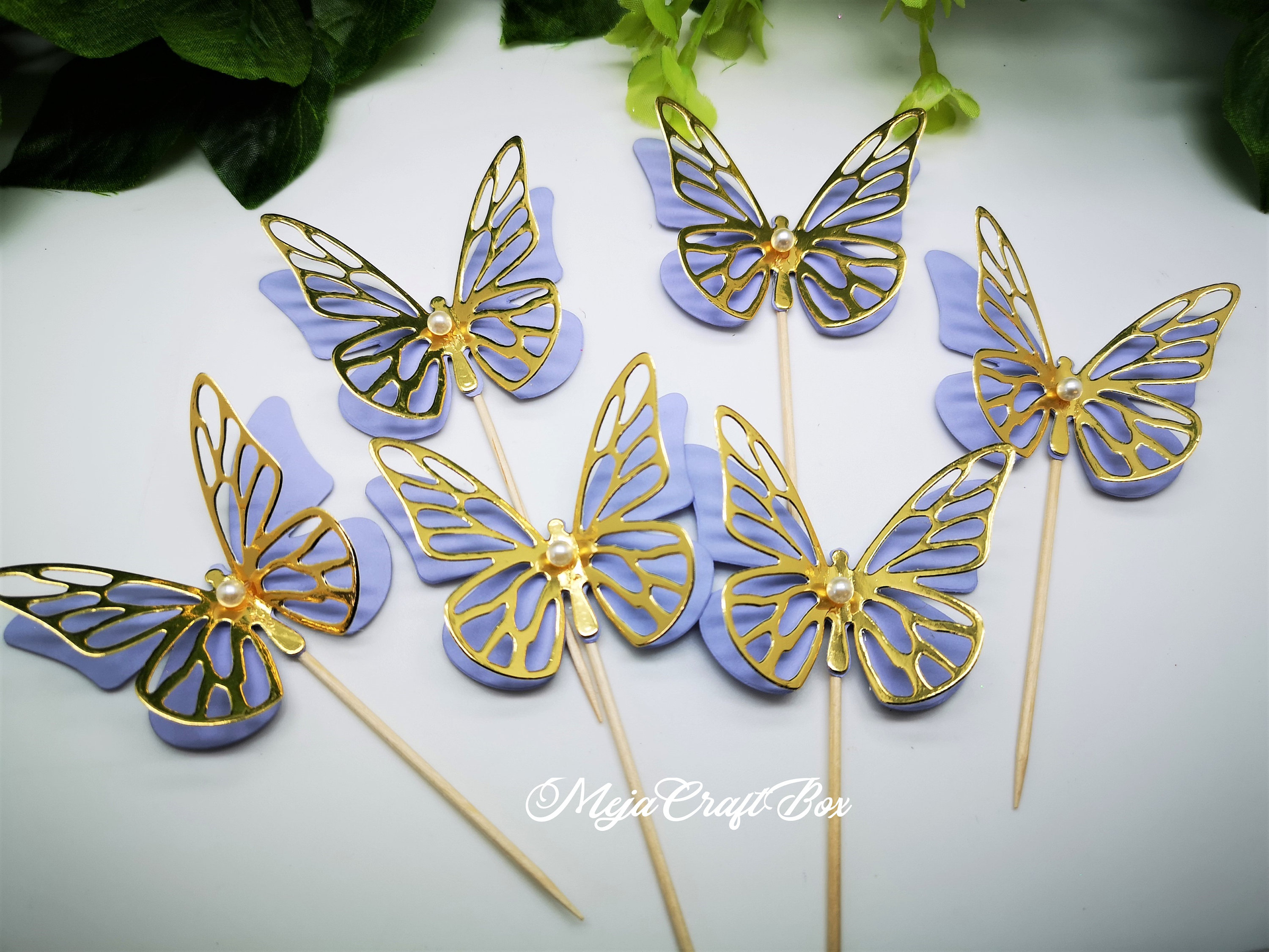 Mariposas 3D decoraciones para pasteles biscochos - Etsy México