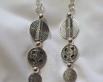 Metal Dangle Earrings