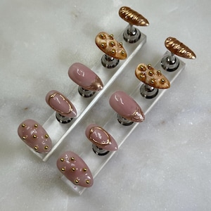Gold Glaze | Gold Chrome | Luxury Press-On Nails