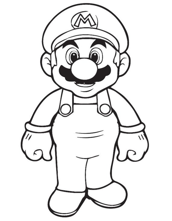 Mario Coloring Book Coloring Book Coloring Pages Printable - Etsy