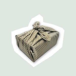 Furoshiki Doorgeef inpakpapier Duurzaam cadeau Zero waste Upcycle Size S afbeelding 9