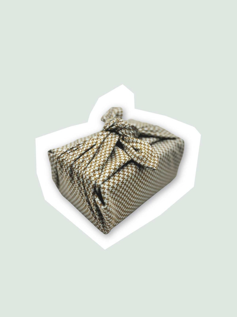 Furoshiki Doorgeef inpakpapier Duurzaam cadeau Zero waste Upcycle Size S afbeelding 9