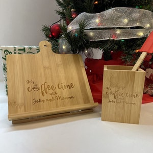 Cookbook Holder with Laser Engraving