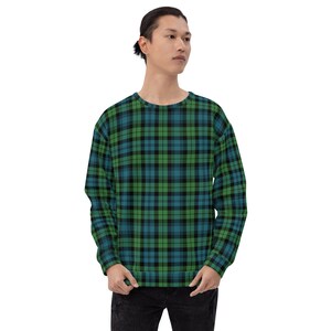 Black Watch Sweatshirt, Scotland Plaid Shirt, Warm and Cozy Tartan Clothing