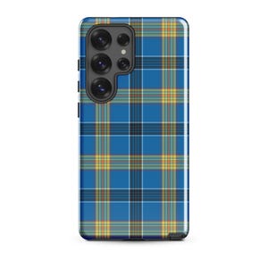 Laing Tough Case for Samsung® Phone, Cellphone Protector for Galaxy Phone, Tartan Plaid Tech Accessory