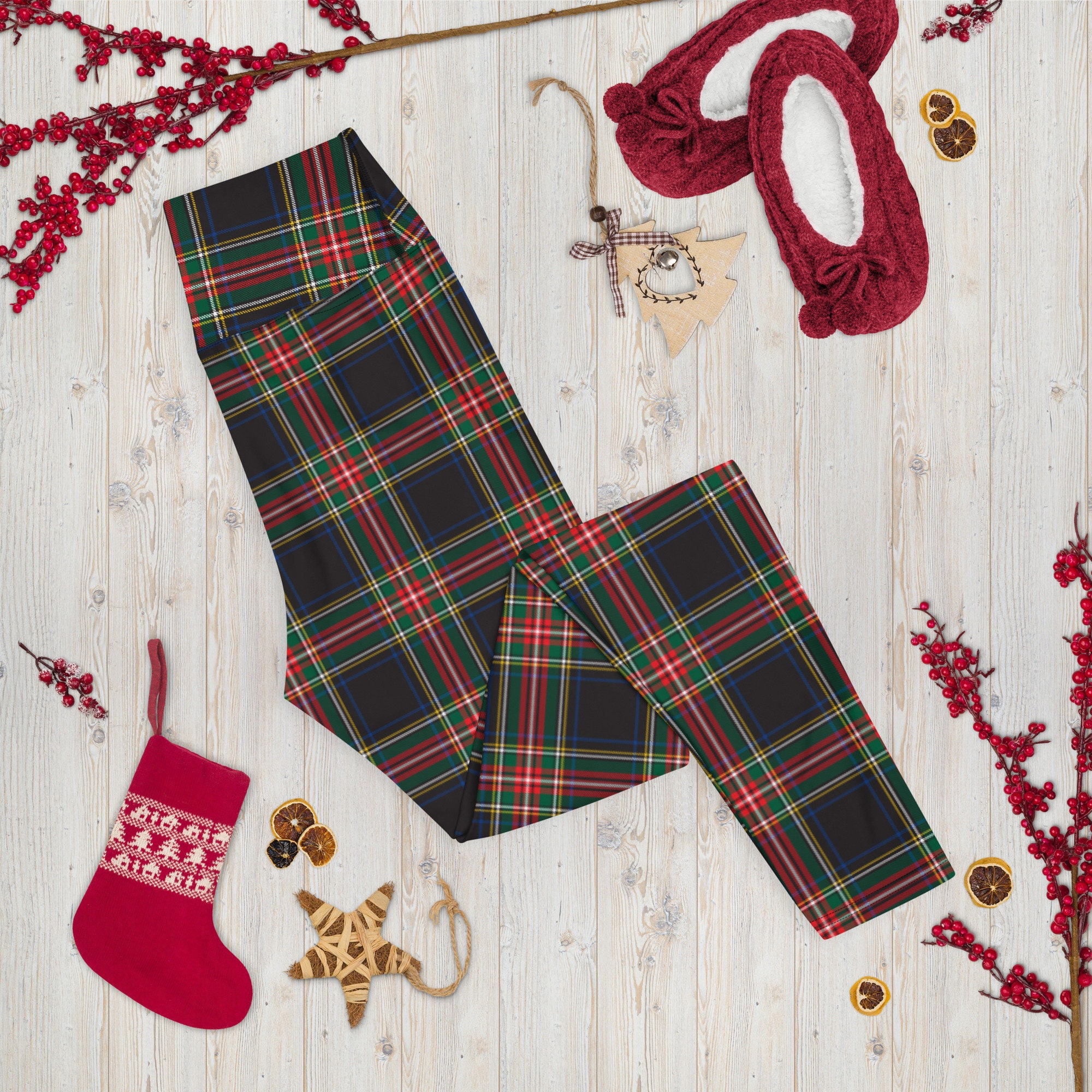 Stewart Grey Tartan Leggings