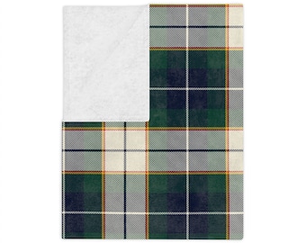 Nova Scotia Dress Tartan Blanket, Rustic Plaid Throw, Cozy Canada Home Décor, Housewarming Gift, Warm Heritage Lap Blanket