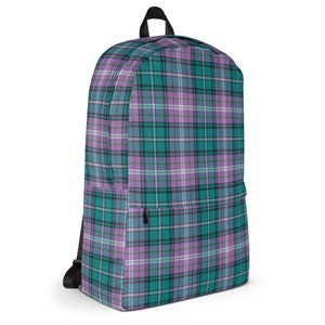 Scotland Forever Ancient Backpack, Preppy Plaid Everyday Bag, Carry All Bag for Student