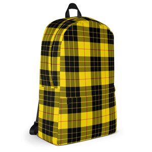 Macleod Backpack, Preppy Plaid Everyday Bag, Carry All Bag for Student