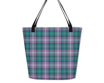 Bolso de mano Scotland Forever Ancient, bolso de hombro a cuadros escoceses, regalo de viaje para ella