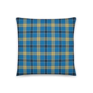 Poduszka Laing Tartan, Poduszka dekoracyjna w kratę, Rustykalny wystrój domu w domku