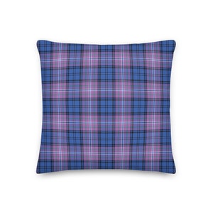 Scotland Forever Pillow, Tartan Home Decorative Accent, Plaid Living Room Decor