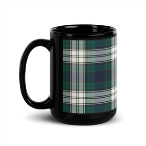 Dress Watch Mug, Tartan Kitchen Decor, Scottish Plaid Coffee Gift