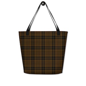 Brown Tartan Bag - Etsy