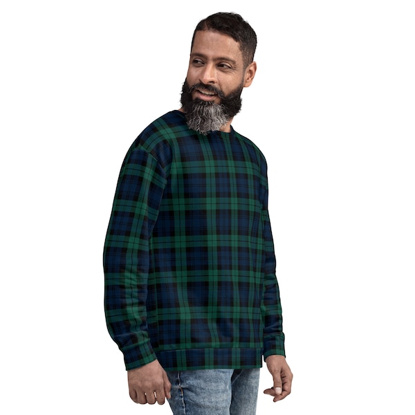 Black Watch Tartan Crest 2D T-shirt - Never Underestimate Style