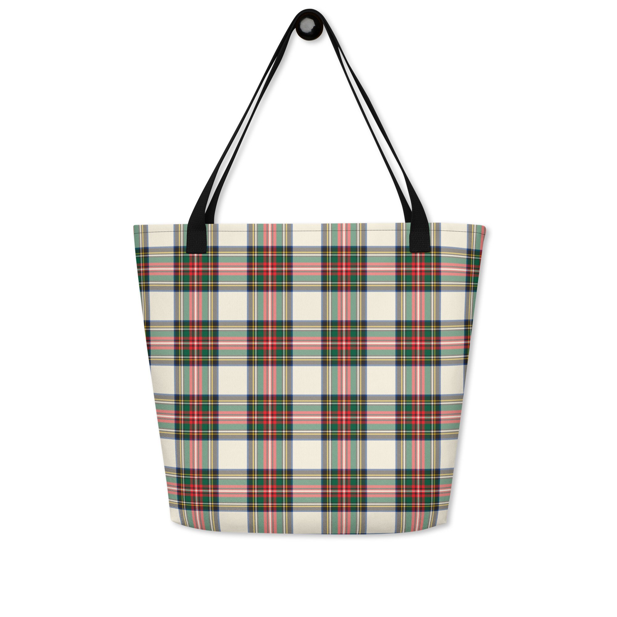 Tartan Scottish Royal Stewart Red Plaids Purse Crossbody Canvas Saddle Bag main image 1