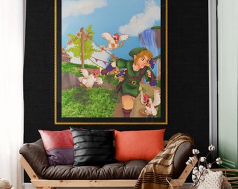【非売品】 ゼルダの伝説 スカイウォードソード B2 サイズ ポスター ② 非売品】 ゼルダの伝説 スカイウォードソード B2 サイズ