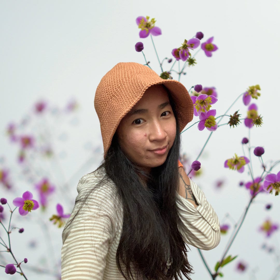 Simple Crochet Bucket Hat Sun Hat Beach 