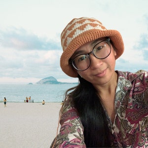Designed Crochet Bucket Hat, Yarn Bucket Hat, Cute Bucket Hat, Stylish Bucket Hat