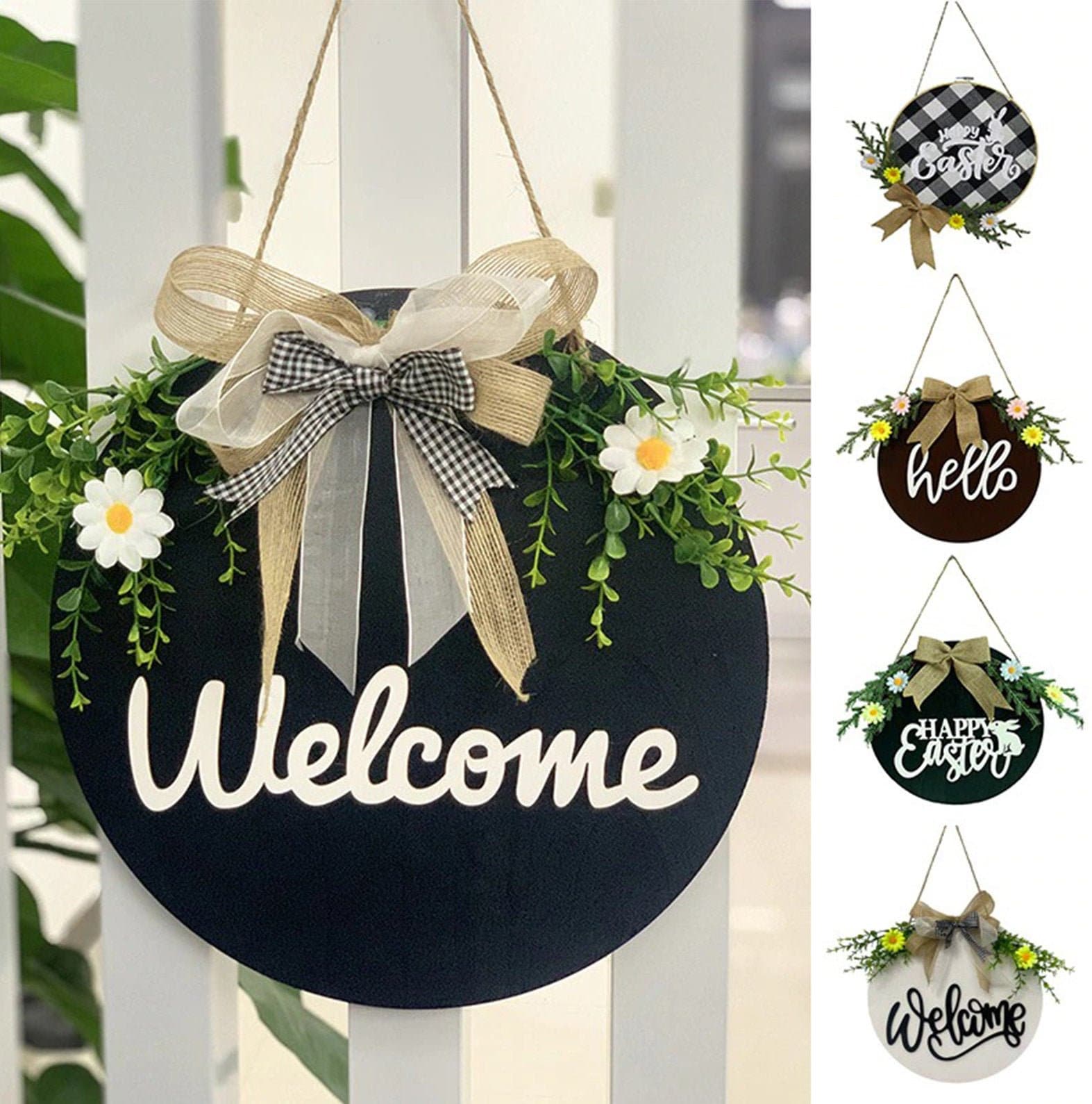 to our home signs door hangers farm decorations Etsy