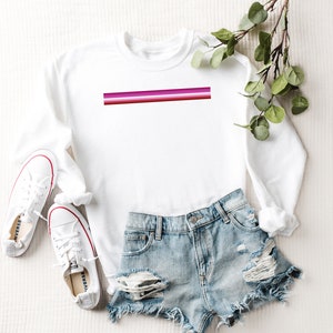 Lesbian Pride Sweatshirt, New Lesbian Pride Flag, Lesbian Pride, Subtle Lesbian Pride, Lesbian Gay Pride, Lesbian Pride Merchandise, Pride