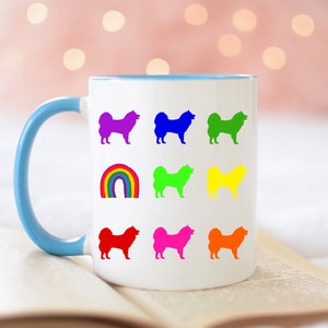Rainbow Mug, LGBTQ Mug, Gay Pride Gift, Akita Mug, Chow Chow Mug, LGBTQ Pride Mug, Rainbow Dog Mug, Gift for Akita, Gift for Chow Chow