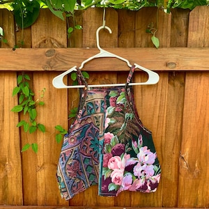 Handmade Floral Patchwork Tank Top