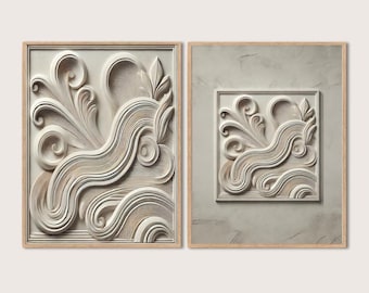 3D Abstract Islamic Calligraphy Art: Hadith Arabic Decor (Digital Download)