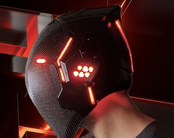 Tron Ares Cosplay Ljusupp COB LED Hög Detaljmålad Hjälm