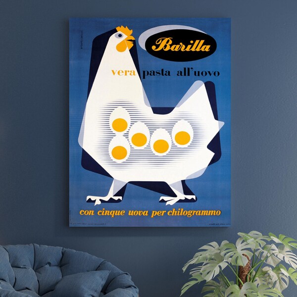 Printable Advertising - Pasta Barilla Vintage Poster - Advertising Poster - Advertising Fan - Barilla Adv Print - Barilla Poster Download
