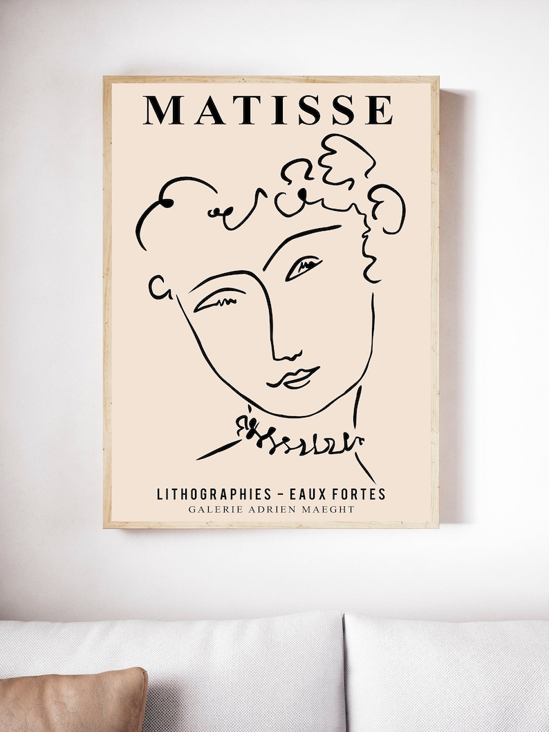 Henri Matisse Printable Henri Matisse Exhibition Posterwall Etsy Henri Matisse Printable Henri Matisse Exhibition Posterwall Etsy