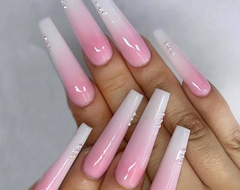 Fake Nails Coffin Etsy Fake Nails Coffin Etsy