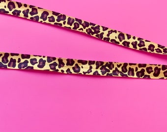 20mm animal print fold over elastic