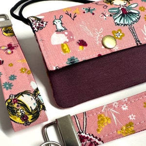 Kleines Mädchen Portemonnaie, Brustbeutel Geldbeutel Mädchen, Geschenk Einschulung Mädchen, Kinder Geldbörse Mädchen, Geschenk Set Mädchen